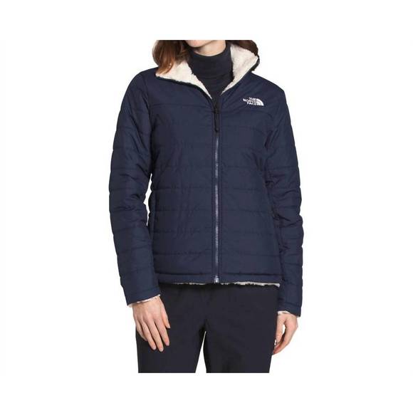NEW THE NORTH FACE women's mossbud insulated reversible jacket in